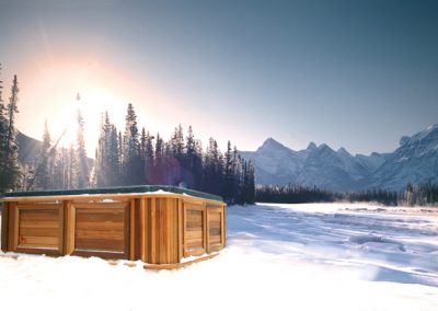 arctic spas hot tub in the mountains 1